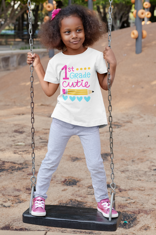 1st Grade Cutie White T-shirt