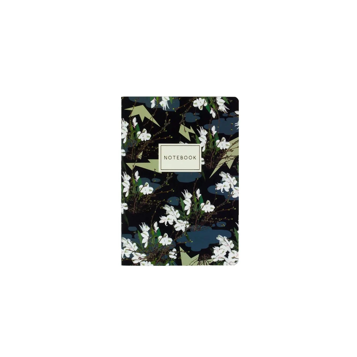 Black and White Flowers Notebook