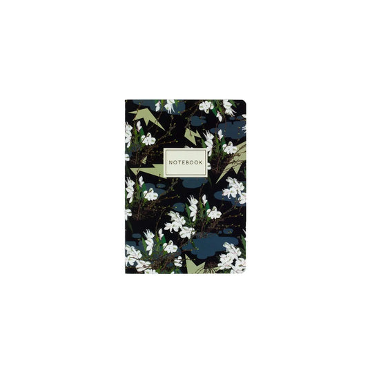 Black and White Flowers Notebook