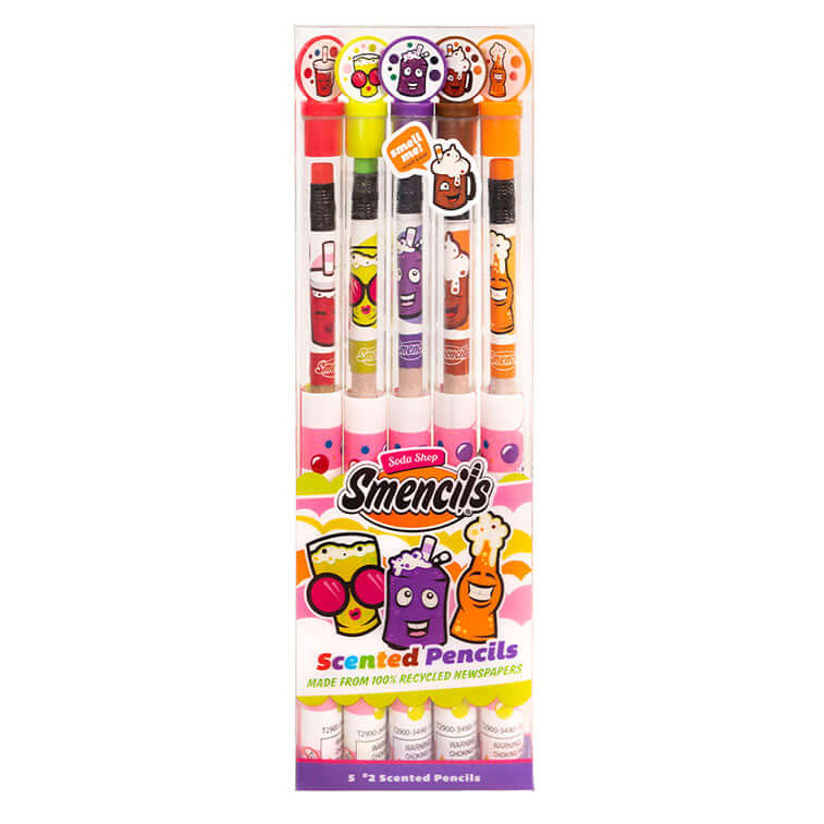 Smencils Soda Shop Scented Pencils - Pack of 5